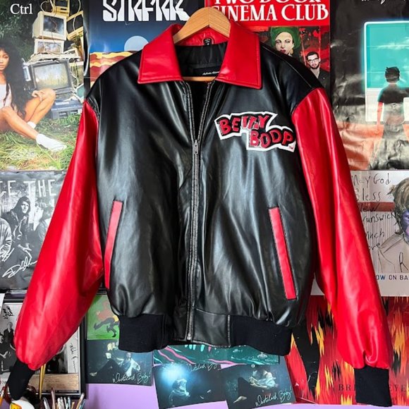 Betty Boop faux leather bomber jacket - Picture 2 of 5